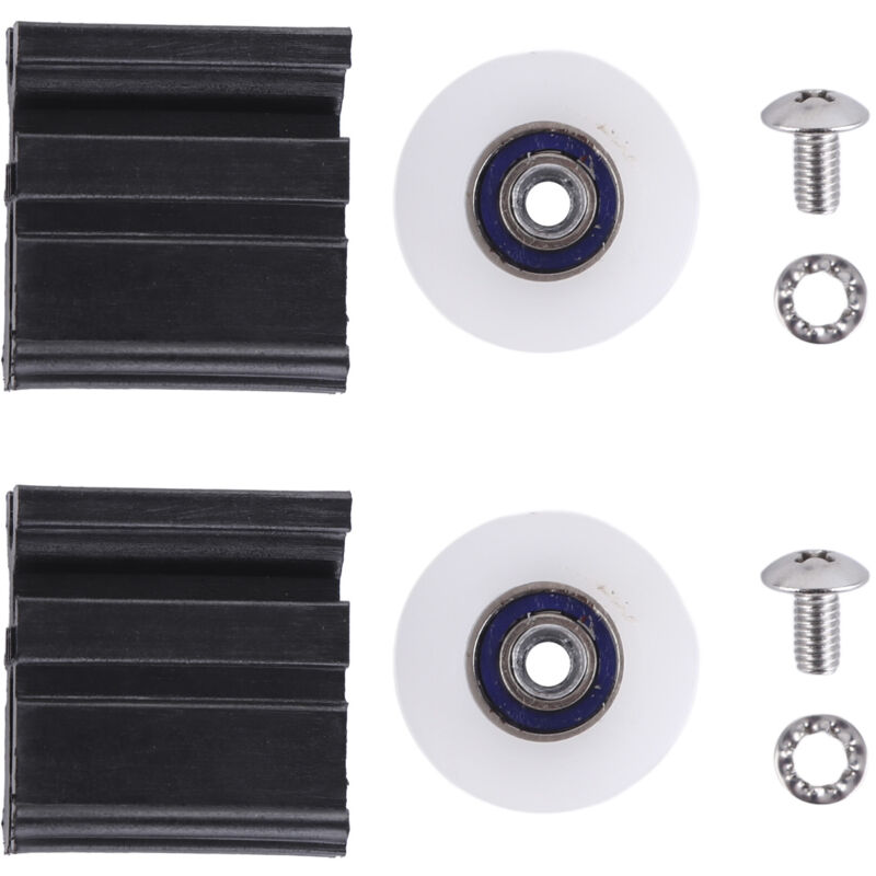 Zoternen - Schiebetür, leicht, alterungsbeständig, einfach zu recyceln, mit Gewächshausrädern, Heimwerker-Tür-Kit