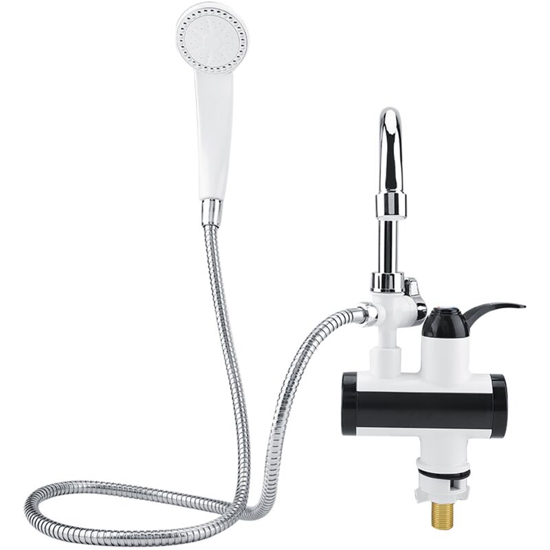 Sofort-Heiß- und Kaltwasserspender, Heizung, Heizung, Wasserhahn, Temperaturanzeige + Duschkopf - Zoternen