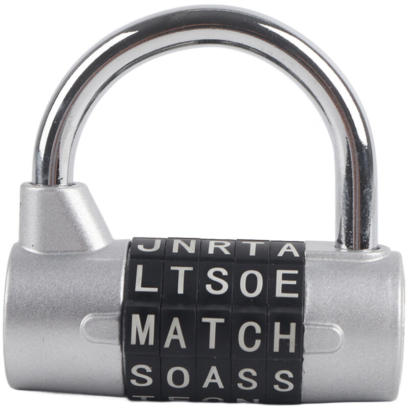 Zoternen - Vorhängeschloss mit 5-stelligem Zahlencode, Reisekoffer, Fitnessstudio-Schließfach, Sicherheits-Passwortschloss