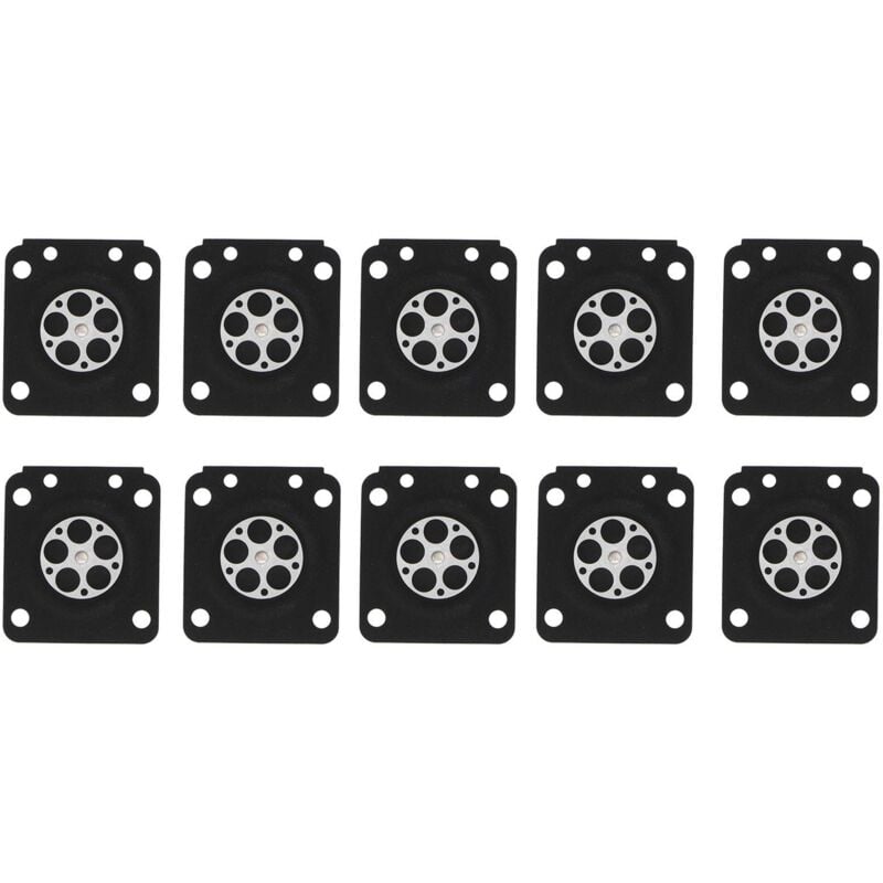 Zerodis 10PCS Vergaser Teile Kettensäge Chain Saw Carburetor Diaphragm Vergasermembrandichtungssatz für zama Kettensäge 180 C1U / MS210 230 250
