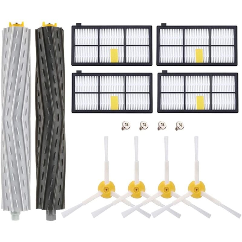 Zubehör Ersatzset für iRobot Roomba Serie 800 900 Ersatzteile für Roomba, Kit Zubehörteile für iRobot Roomba Serie 800 850 851 860 865 866 870 871