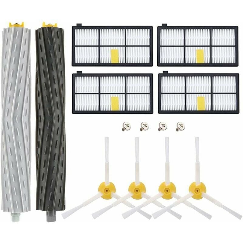 Zubehör Ersatzset für iRobot Roomba Serie 800 900 Ersatzteile für Roomba, Kit Zubehörteile für iRobot Roomba Serie 800 850 851 860 865 866 870 890