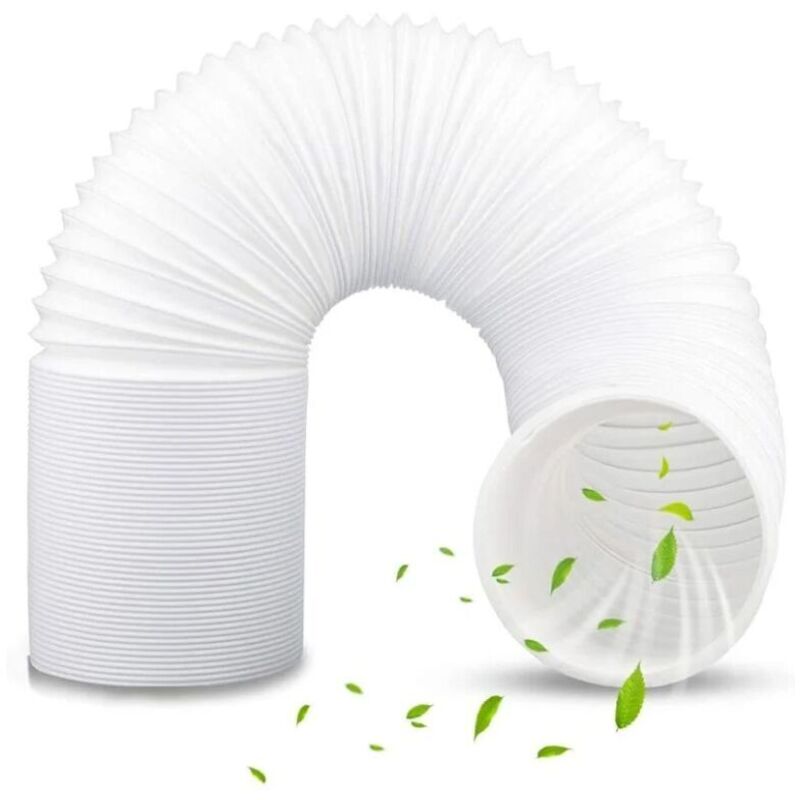 Zubehör für tragbare Klimaanlagen, Schlauch für tragbare Klimaanlagen, flexibler PVC-Abluftschlauch für Klimaanlagen, Abluftschlauch für tragbare