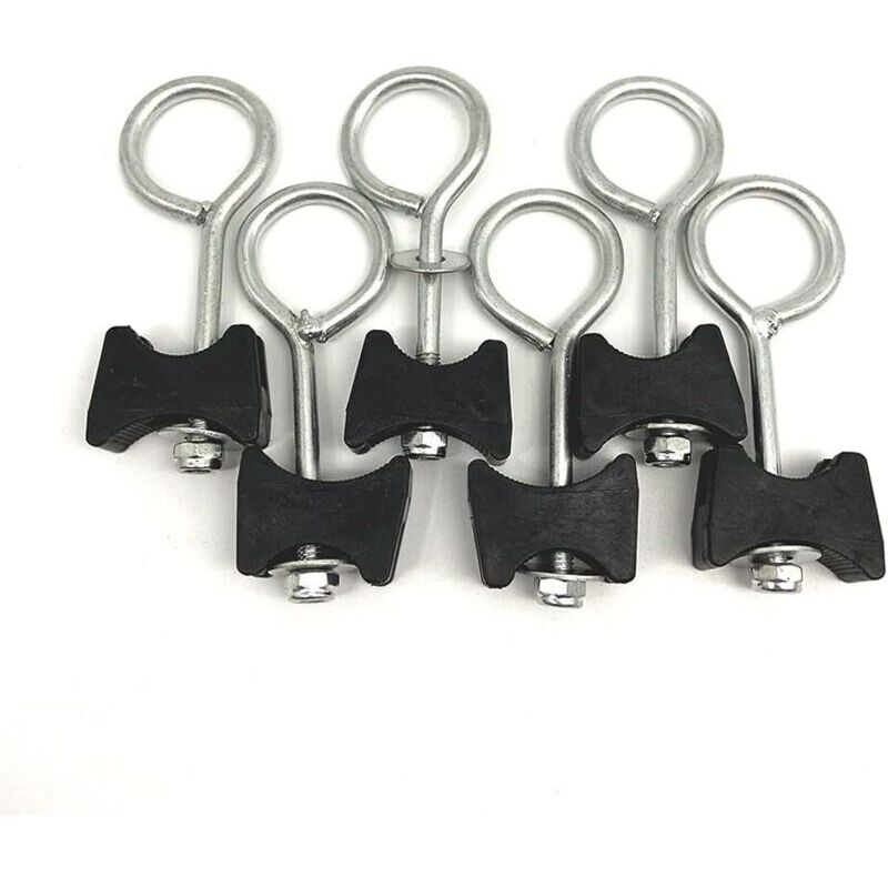 Zubehör für Trampoline, Schrauben für Trampoline, Schrauben zur Befestigung des Trampolins, 18er-Packung, geeignet für große und kleine Trampoline.