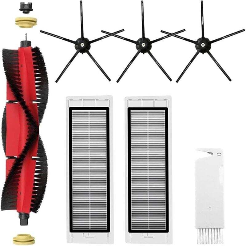 Zubehörsets für Roborock S5 Max, S6 Max, S6 Pure, S6 MaxV, S50, S51, S55, S60, S65, S5, S6. Ersatzteile für Roborock S5 Max: 1 Hauptbürste, 3