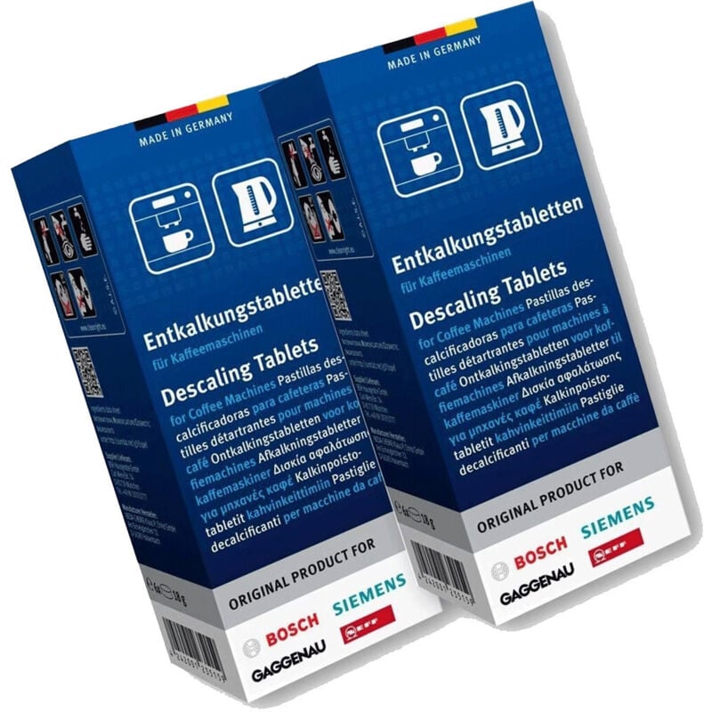 Bosch - Ersatzteil - Set 2 Schachteln mit 6 Entkalkungs-Tabletten tassimo Original - siemens, neff, delonghi