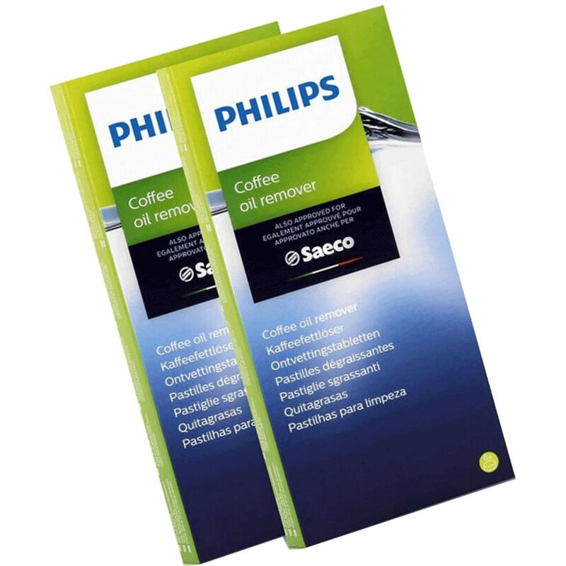 Saeco - Ersatzteil - Originaler Satz von 2 Boxen mit 6 Entfettungstabletten (1,6 g) - -