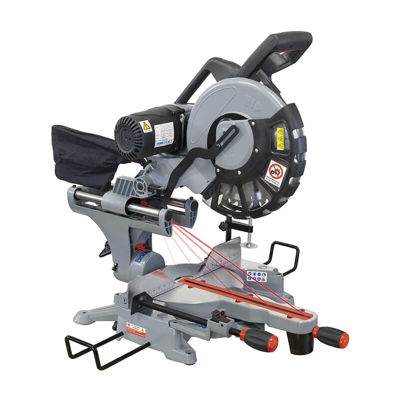 Fervi - zug kapp und gehrungssäge zugsäge kappsäge 305MM laser 0871