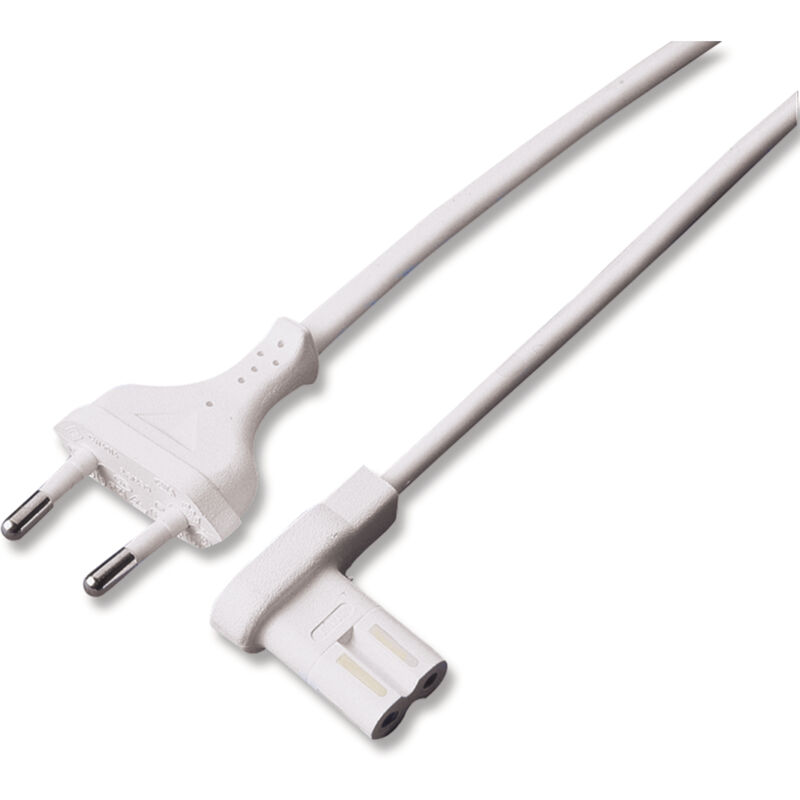 Elektra - Zuleitung 2000, l 2000 mm, mit Eurostecker und Winkel-Anschlussstecker