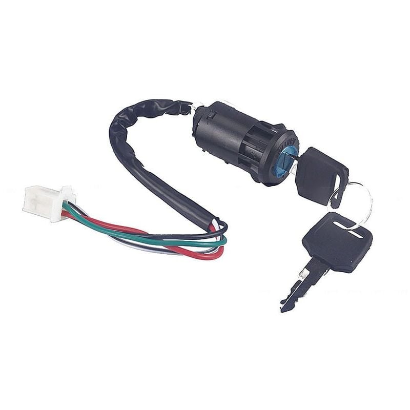 Zündschalter, 4-adriger Zündschalter-Sperrschlüssel für Quad atv Go Kart Pit Dirt Bike Moped Scooter Andere Autoersatzteile