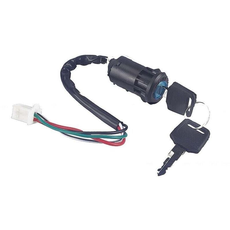 Zündschalter, 4-adriger Zündschalter-Sperrschlüssel für Quad atv Go Kart Pit Dirt Bike Moped Scooter Andere Autoersatzteile