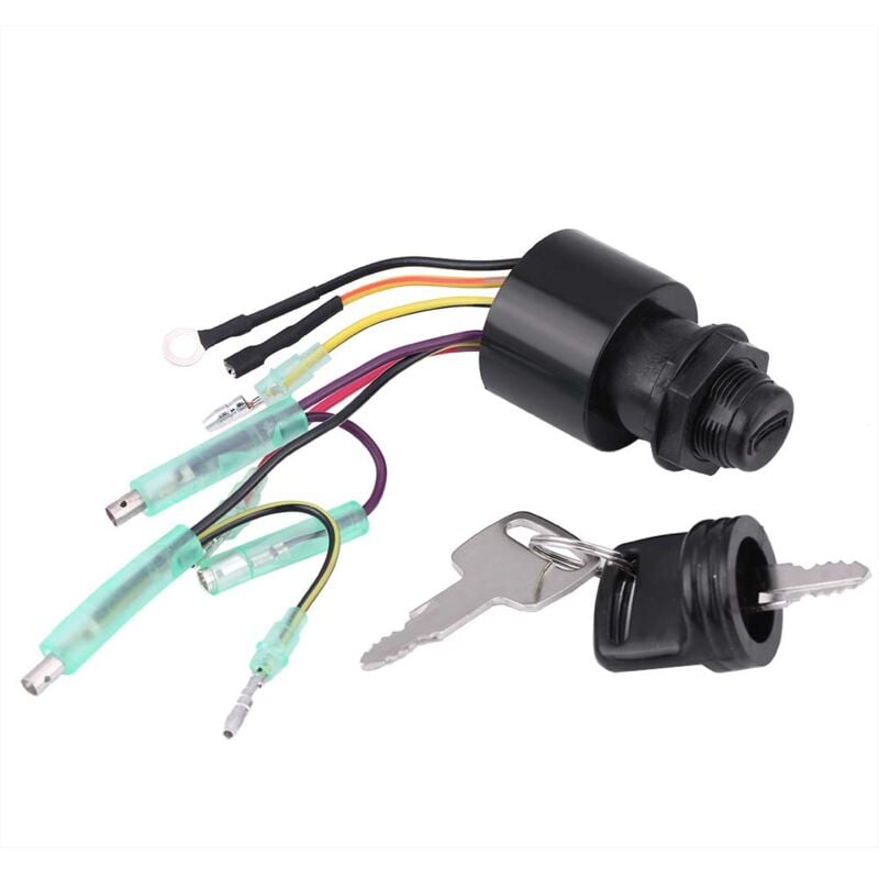 Zoternen - Zündschloss, Boat Zündschlüsselschalter Baugruppe für Outboard Remote Control Box 87-17009A5 popular
