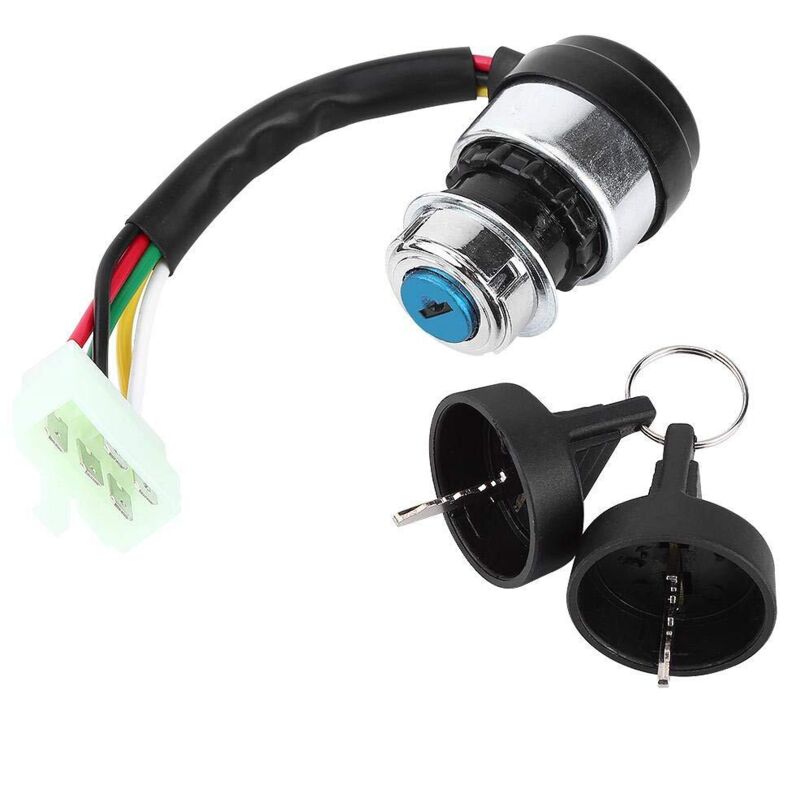 Zündstartschalter, 5-adriges Zündschlüssel-Startschloss für die meisten Motorräder, Go-Karts und ATVs