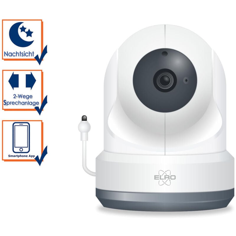 Elro - Zusatz Kamera für Babyphone Baby Monitor Royale BC4000 & BC4000-2