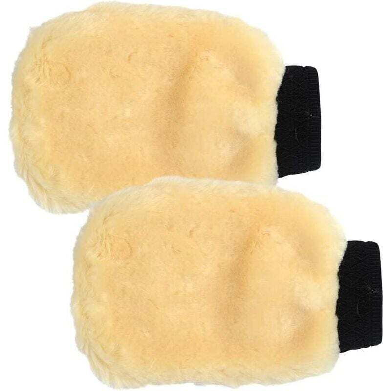 ZVD-2 Pcs Mikrofaser Waschen Handschuhe Auto Reinigung Handschuhe Schnell Trocknend Kratz-Freies für Auto