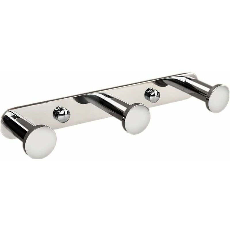 ZVD 3 Handtuchhaken Handtuchhaken Wandhaken Kleiderhaken Handtuchhalter Haken Bad Wandhalterung Edelstahl Chrom Bad und Küche Haken