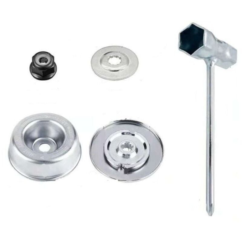 4pcs / Set Pièces et accessoires pour tondeuses pour stihl FS55 FS56 FS120 FS130 FS130R FS200 FS200R FS250, Haute qualité en métal Lame pour stihl