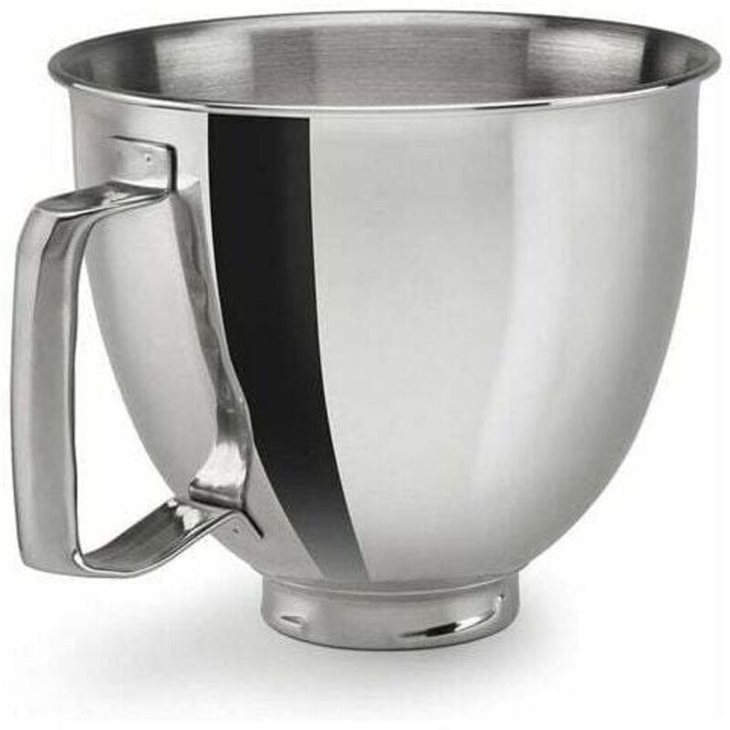 ZVD-Edelstahlschüssel für KitchenAid 4,5–5 Quart Tilt-Head Mixer, Ersatz durch KitchenAid Rührschüssel, spülmaschinenfest