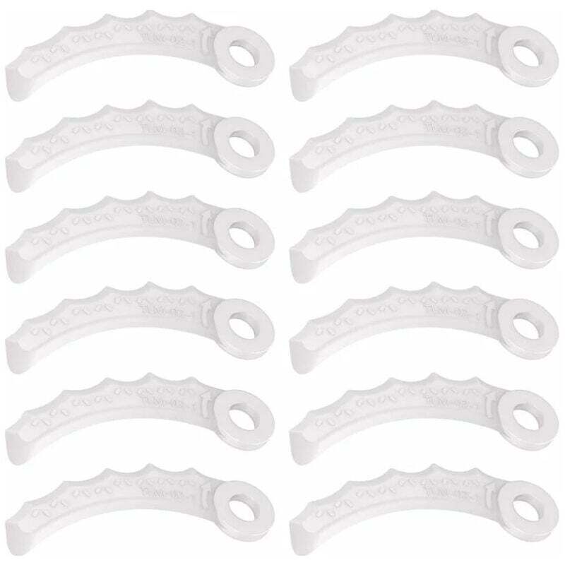 ZVD - Makita 198426-9 Lot de 12 lames de rechange en plastique pour tondeuse à gazon Makita 198426-9