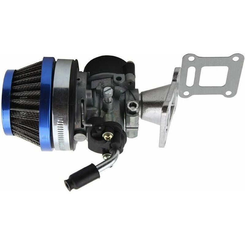 Mini moto carburateur moteur 2 temps 49 cc 47 cc 43 cc Carbu avec filtre à air adapté pour mini Pocket Bike Go Kart Quad Dirt Bike atv etc.-Fei Yu