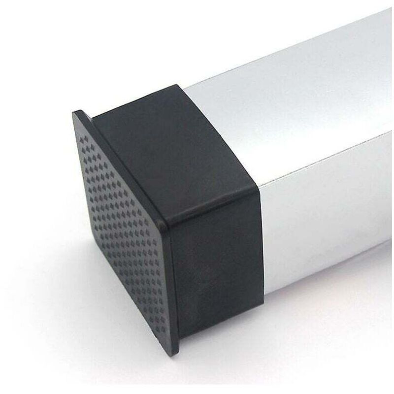 ZVD Quadratische Gummi-Endkappen – 30 mm – für Stühle, Tische, Möbelbeine
