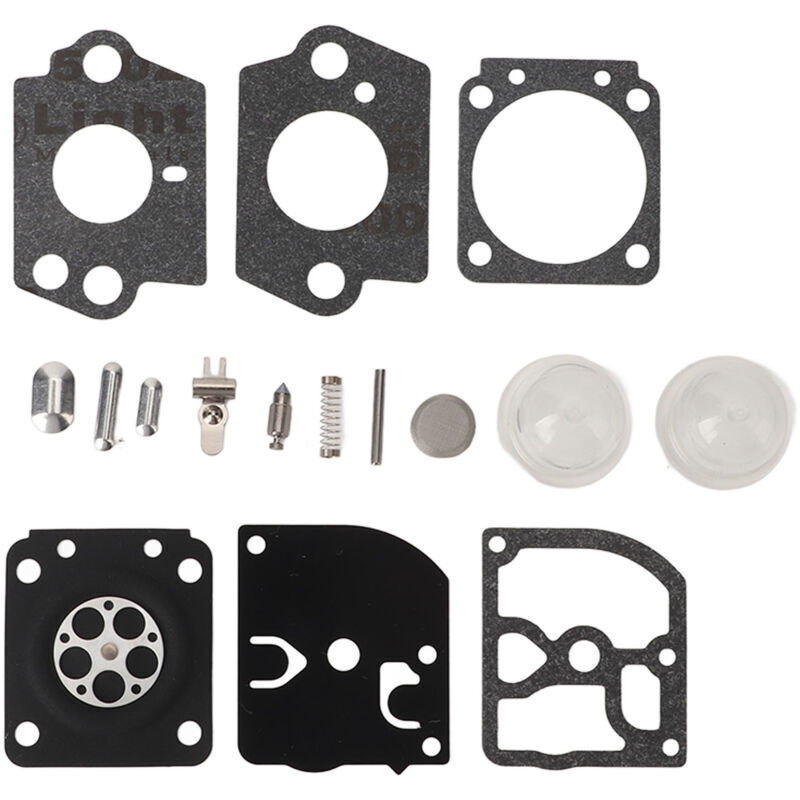 ZVD Rasenmäher-Vergaser-Reparatursatz, Vergaserdichtung, Primer-Ballon-Set für Stihl HS45 FS38 FS55 Rasenmäher