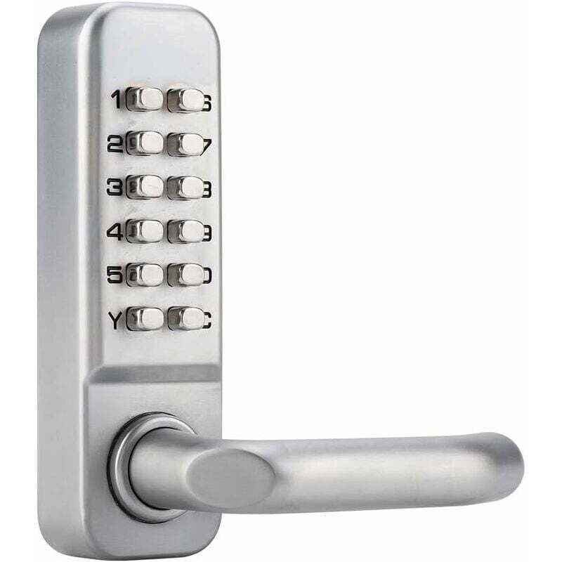 ZVD - Serrure à code mécanique étanche, combinaison de code à 1 à 11 chiffres Mot de passe de sécurité Serrure codée Serrure de porte à combinaison