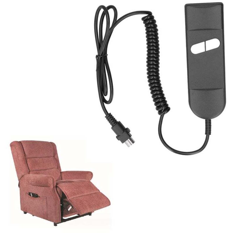 Zwei Tasten, 5-polig, Handsteuerung für Liftsessel oder elektrische Liege, Ersatzteile für Liegesessel, Handschalter für elektrisches Lift/Liege