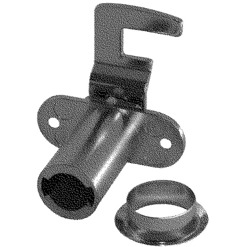 HEKNA Zylinder-Hebelschloss 6070 Typ 505 links, Schließhebel gekröpft, L 34 mm
