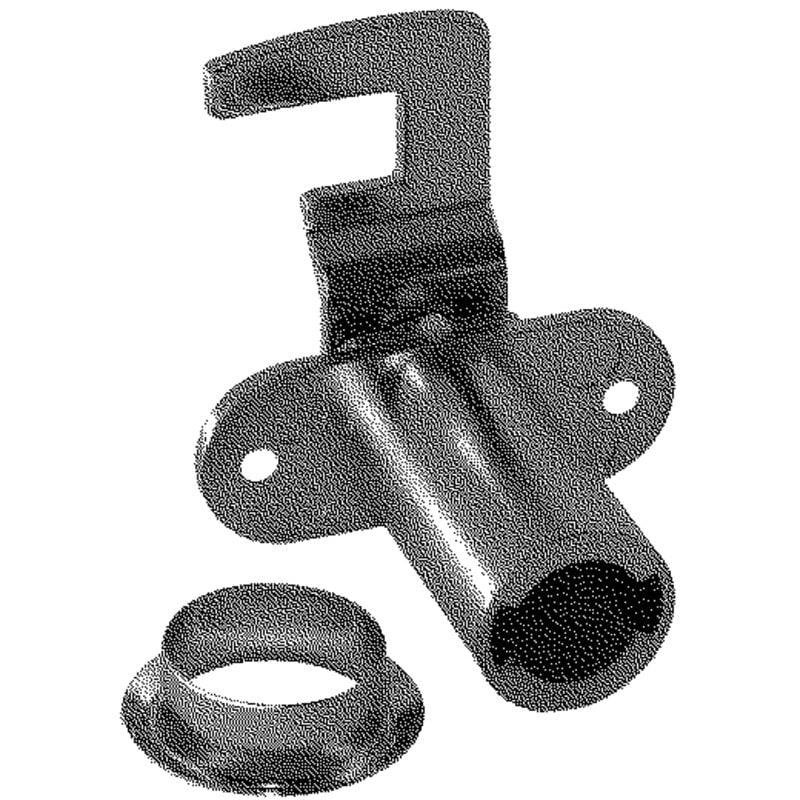 HEKNA Zylinder-Hebelschloss 6070 Typ 505 rechts, Schließhebel gekröpft, L 34 mm