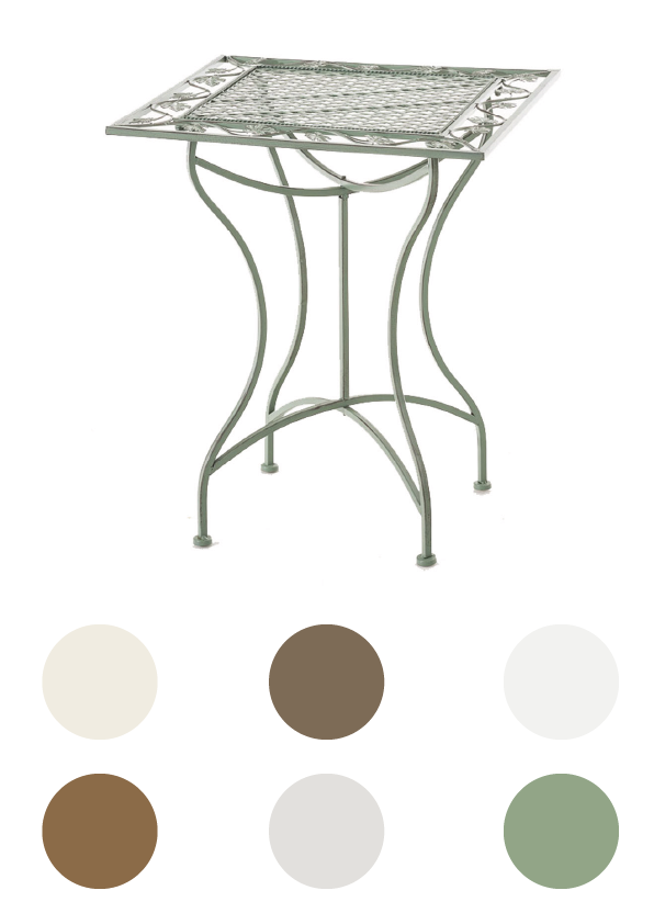 Outdoor-Tisch-Gartenmöbel Terasse Beistelltisch Balkon Nostalgie-versch. Farben