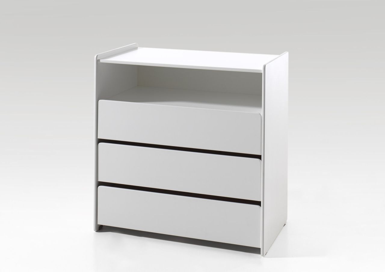 Vipack Kinderzimmer 'KIDDY' - Kommode Highboard Sideboard Anrichte - Weiß