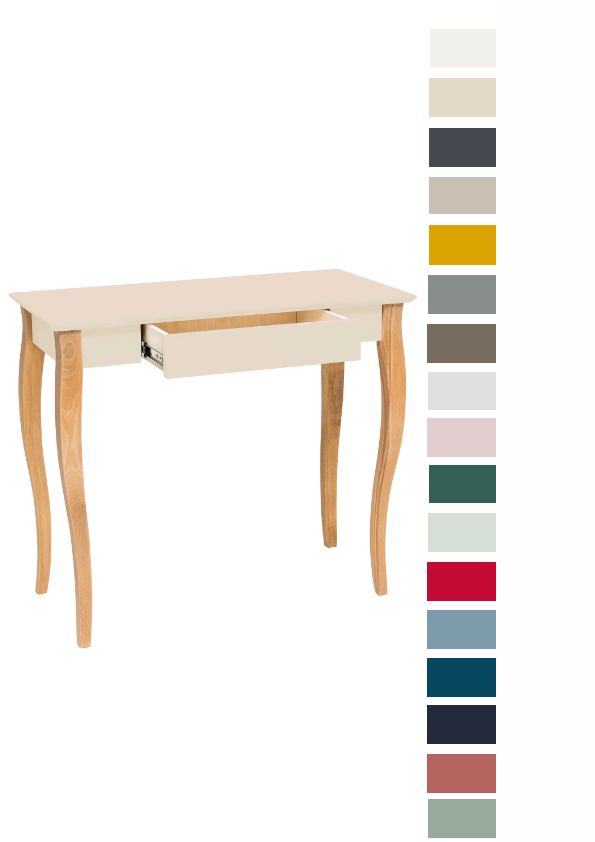 Schreibtisch 85 Konsolentisch Beistelltisch Flurtisch Schublade Ablage Schmin...