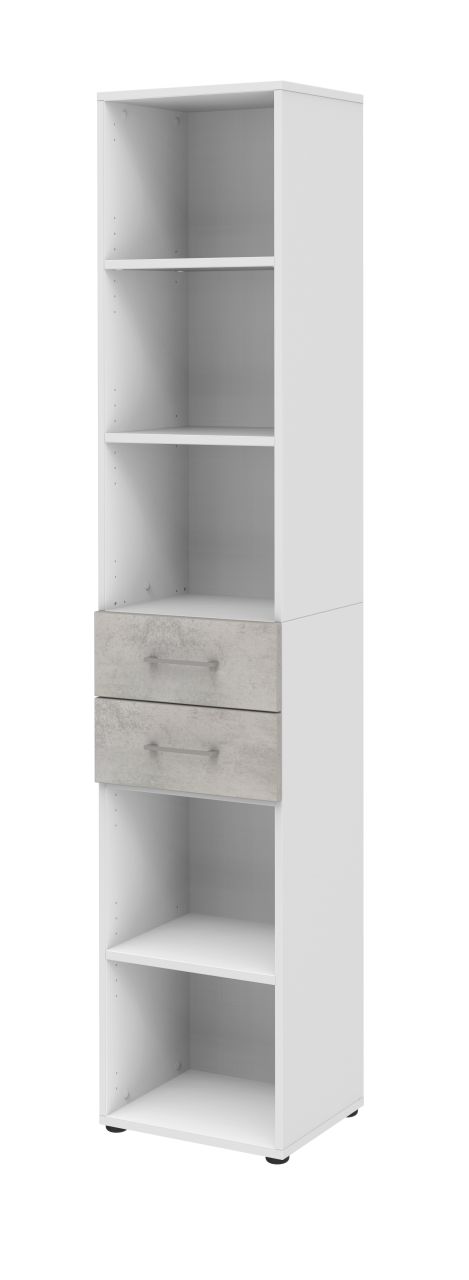 Regal Schrank Akten Büro Standregal Badregal Möbel Schublade Wohnzimmer Grau