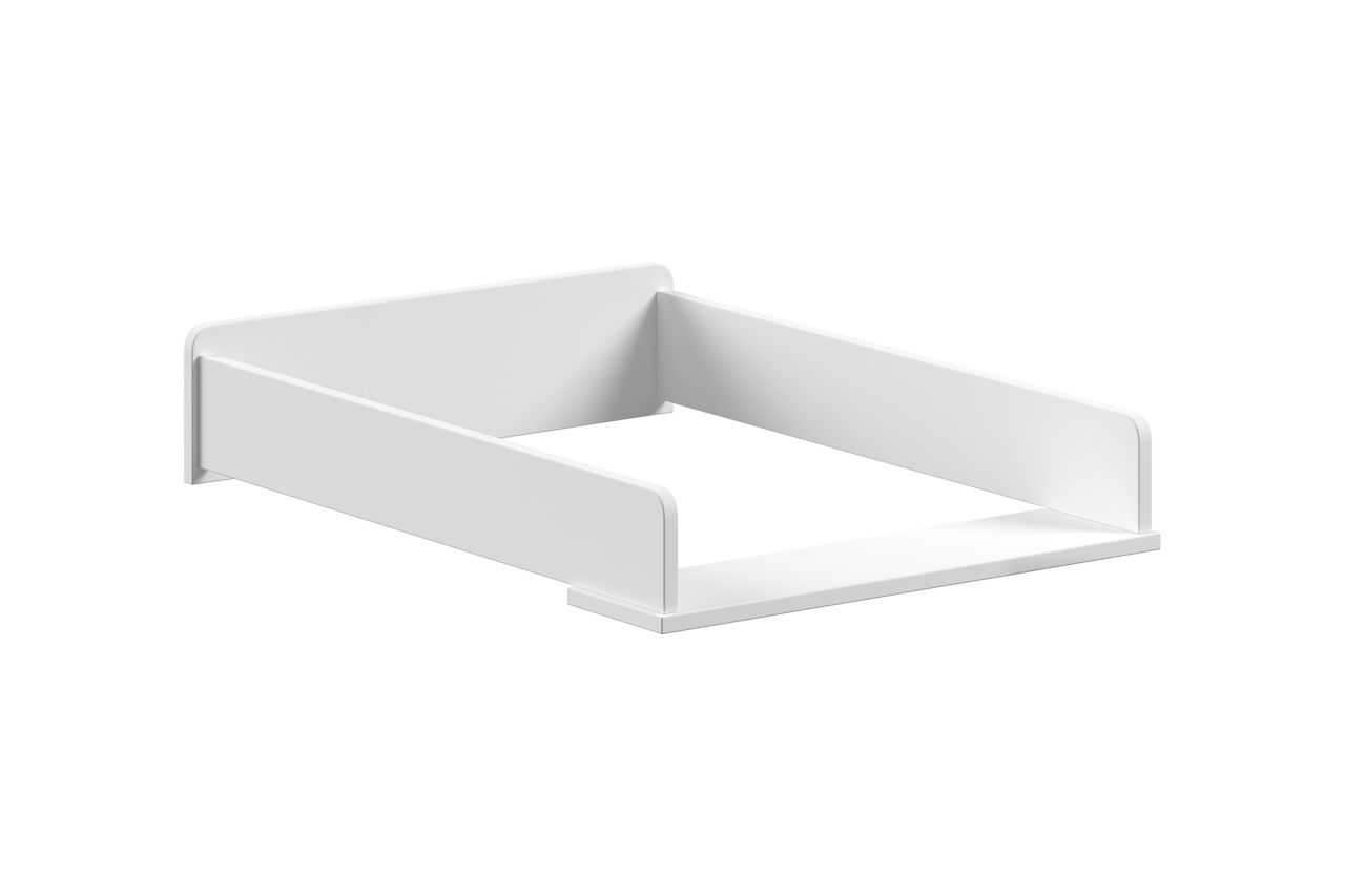 Wickelaufsatz für Vipack Eva Kommode Kiefer massiv Weiß lackiert