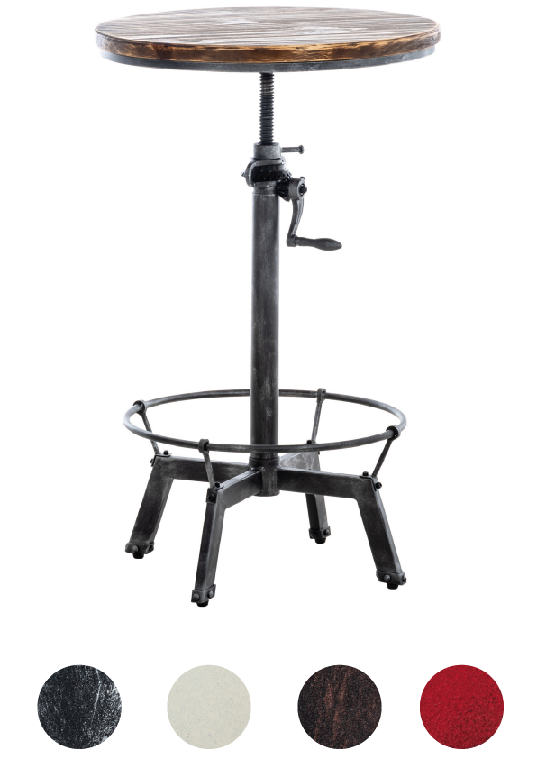 Stehtisch industrial- Metalltisch Bartisch Bistrotisch Holztisch-versch. Farben