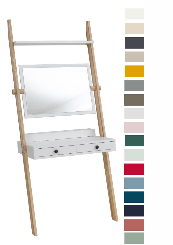 Schminktisch Leiterregal Frisiertisch Spiegel Beistelltisch Schreibtisch Regal