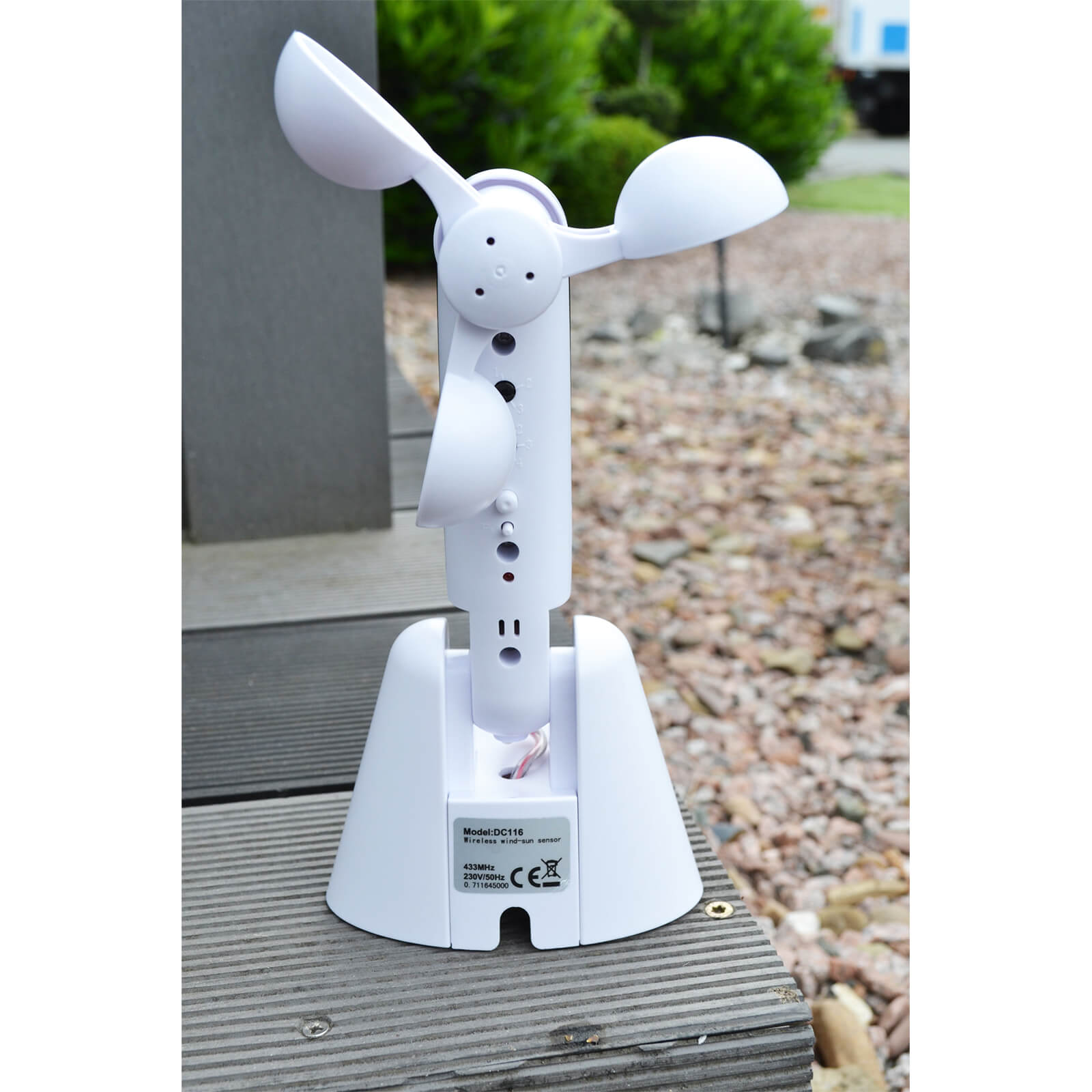 Home Deluxe Capteur de vent et de soleil pour stores bannes à cassette complète KANI