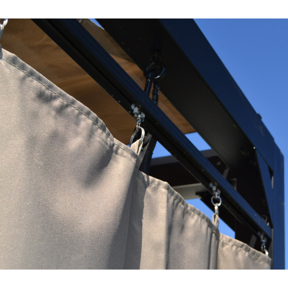 Home Deluxe Rideaux + toit pour pavillon PROVENCE