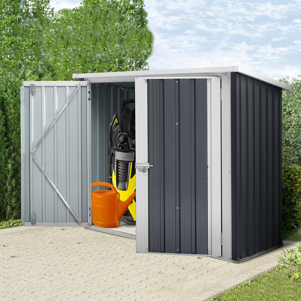 Home Deluxe Abri de jardin en acier galvanisé BOHIO XXS - 147 x 86 cm