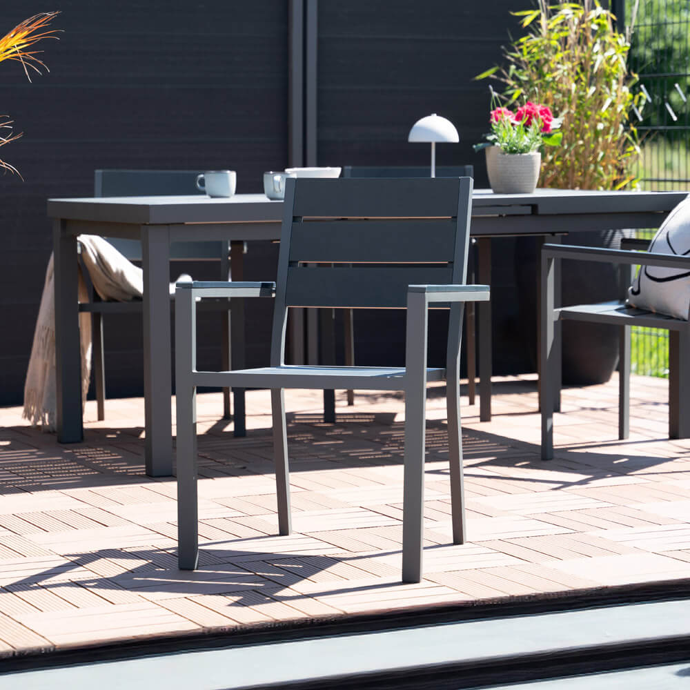 Home Deluxe Chaise de jardin MADERA - 1 pièce