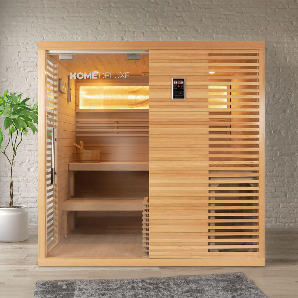Home Deluxe Sauna traditionnel NEOLA - 200 x 160 cm pour 5 personnes