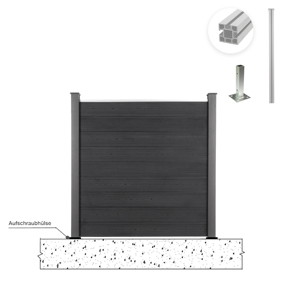 Home Deluxe Douille à visser en acier CALMAR - 1 pièce