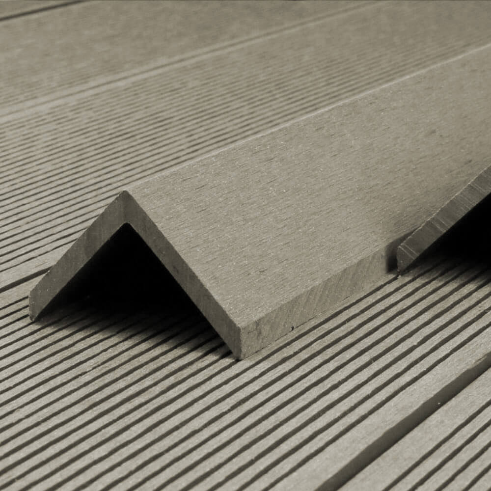 Home Deluxe WPC Plinthe de finition FINEA - 110 x 4,5 cm Set de 10 - Antique