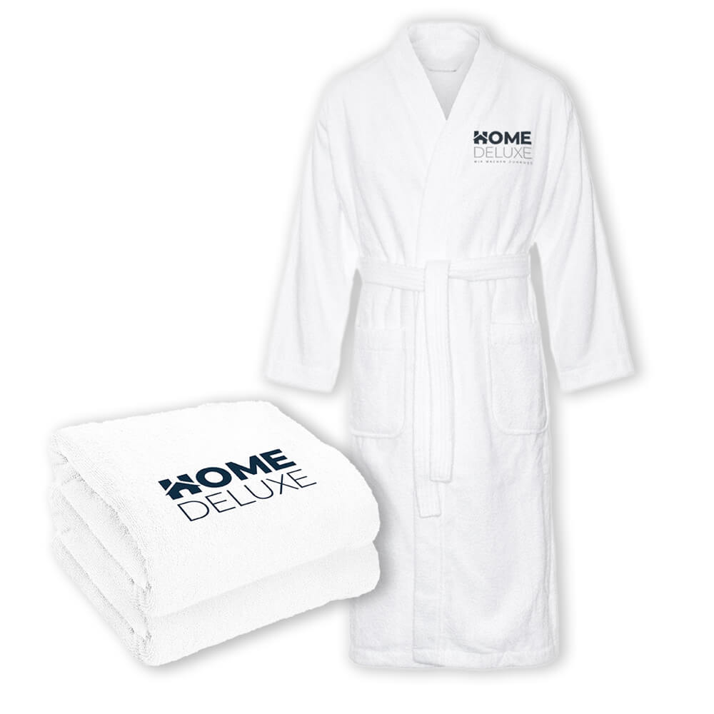 Home Deluxe Ensemble pour sauna Peignoir et serviettes NOA M