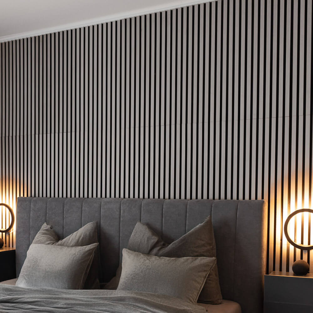 Home Deluxe Panneau acoustique SONIC - 80 x 40 cm Grey Oak