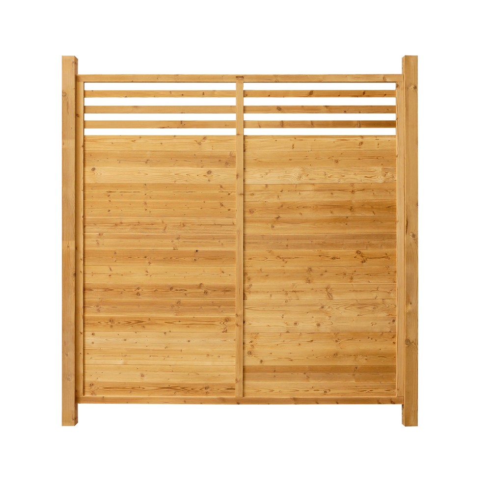 Holz Sichtschutzzaun SOMA - 2x Element + 3x Pfosten