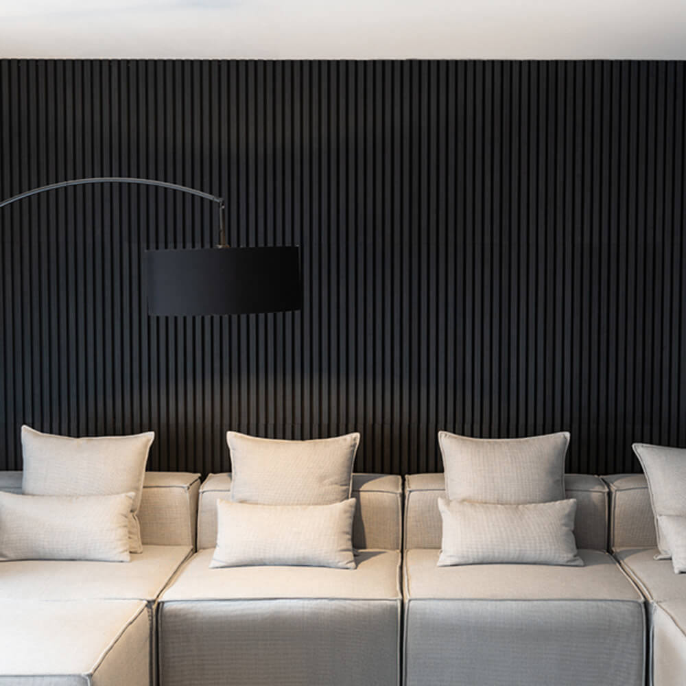 Home Deluxe Panel acústico SONIC - 80 x 40 cm Roble negro 12x