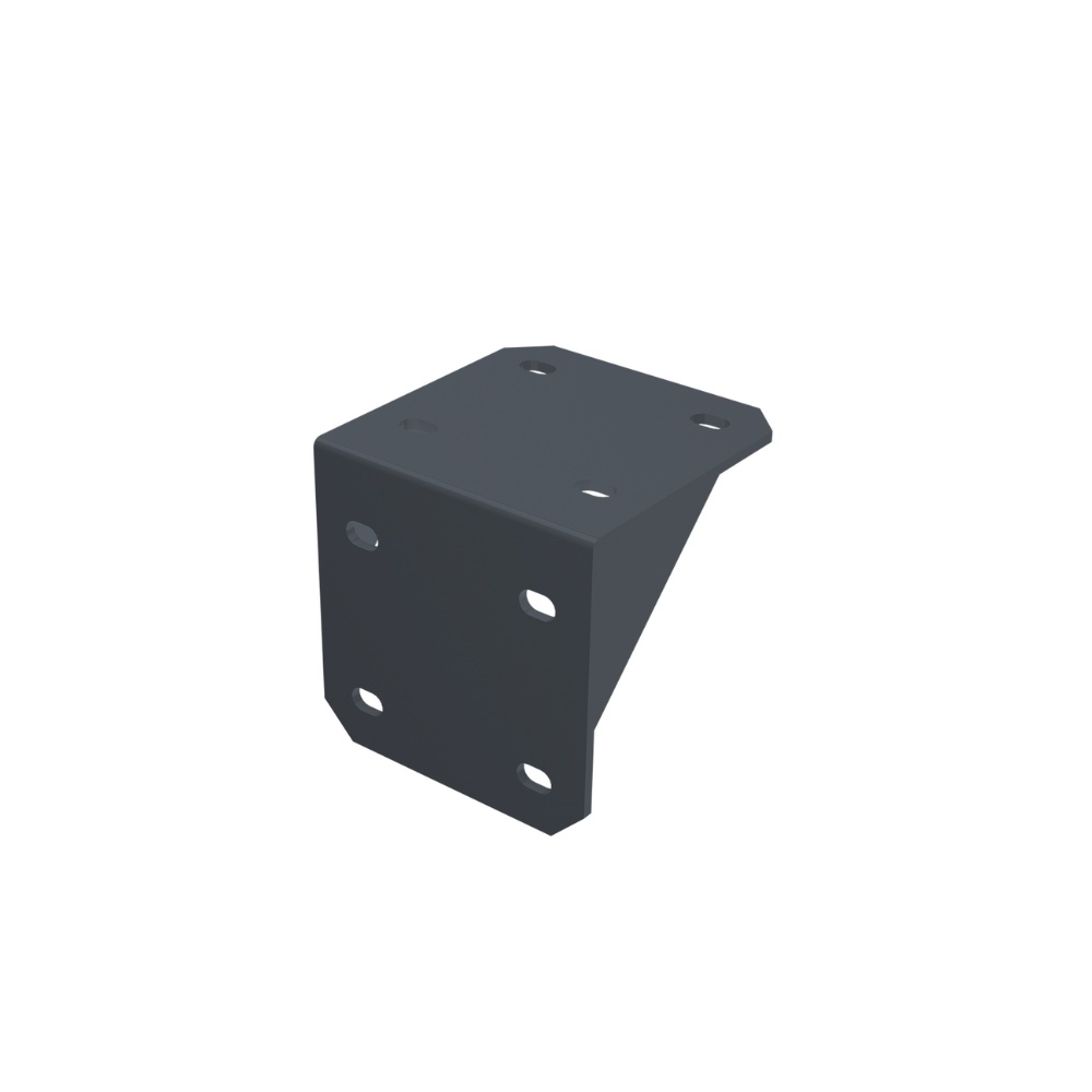 Home Deluxe Support plafond pour stores ERA - Anthracite Set de 3 pièces