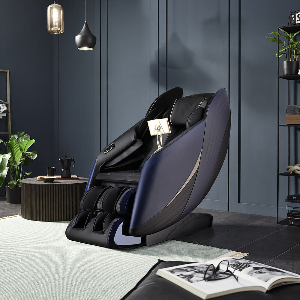 Home Deluxe Fauteuil de massage avec fonction zéro gravité HYLOS - Bleu